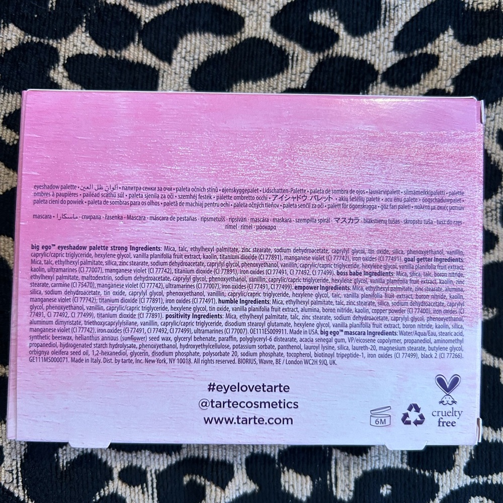 Tarte Big Ego Eye Must-Haves Set eyeshadow palette and mascara - Picture 3 of 4